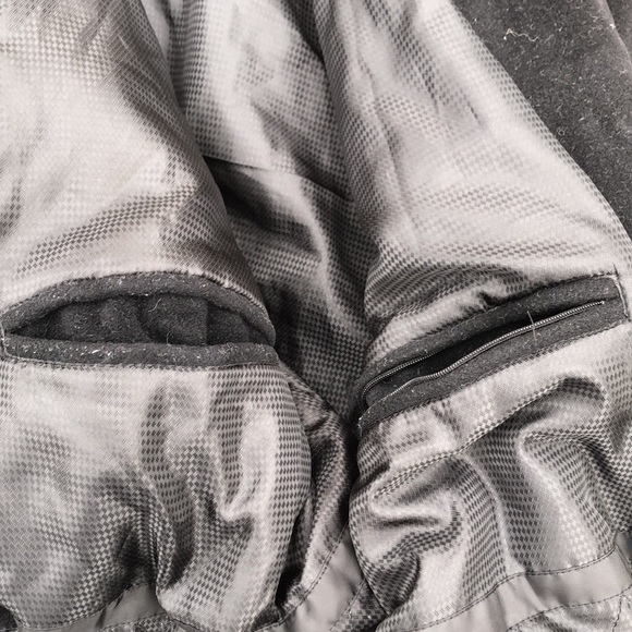 Alfani Black Cashmere Wool Cotton Pockets 4 Button Down Coat - Picture 11 of 12